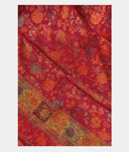Pink Cashmere Kani Silk Dupatta T213480-image