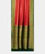Red Banaras Georgette Silk Saree with Paithani Border T2397972