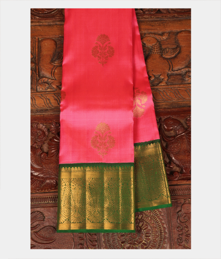 Pink Handwoven Kanjivaram Silk Saree T258811-image