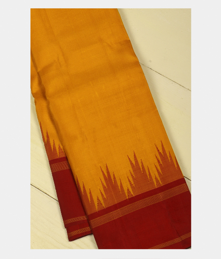 Yellow Handwoven Kanjivaram Silk Saree T243991-image