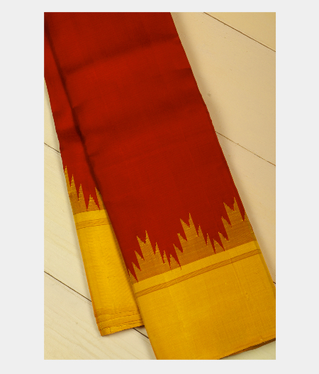 Red Handwoven Kanjivaram Silk Saree T243986-image