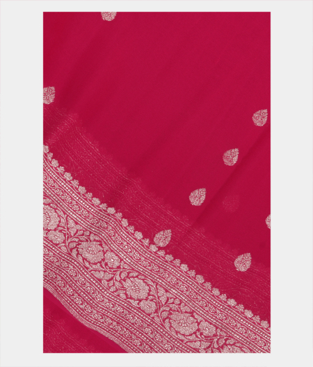 Magenta Georgette Silk Saree T260366-image