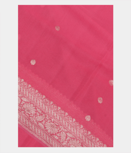 Pink Georgette Silk Saree T260355-image