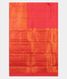 Pinkish Orange Handwoven Kanjivaram Silk Saree T2450884