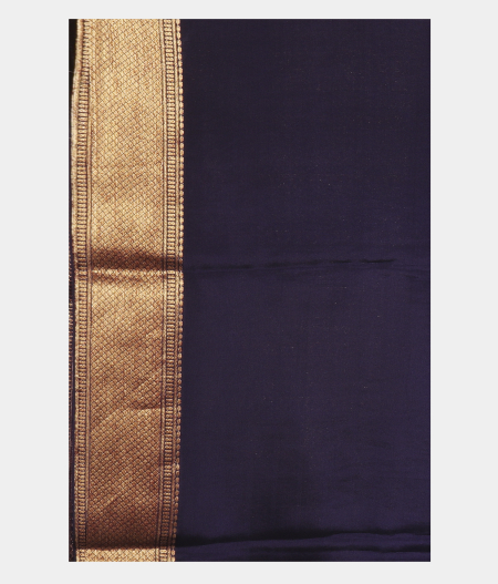 Burgundy Mysore Silk Saree T2604693