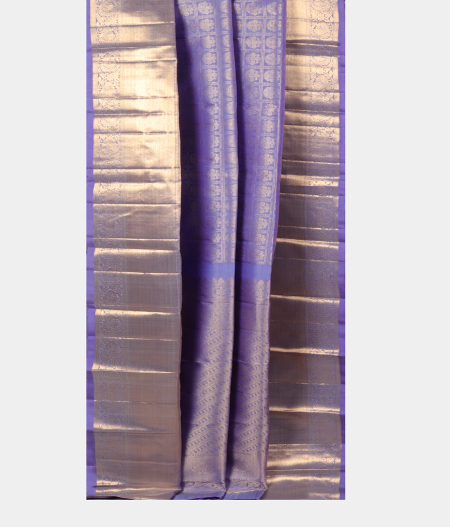 Lavender Handwoven Kanjivaram Silk Saree T2477022