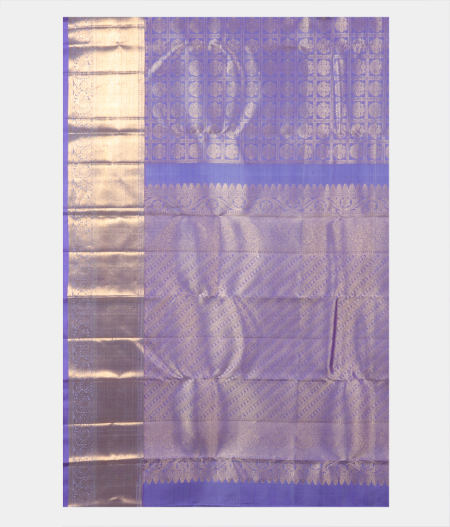 Lavender Handwoven Kanjivaram Silk Saree T2477024