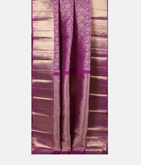Purple Handwoven Kanjivaram Silk Saree T2477602