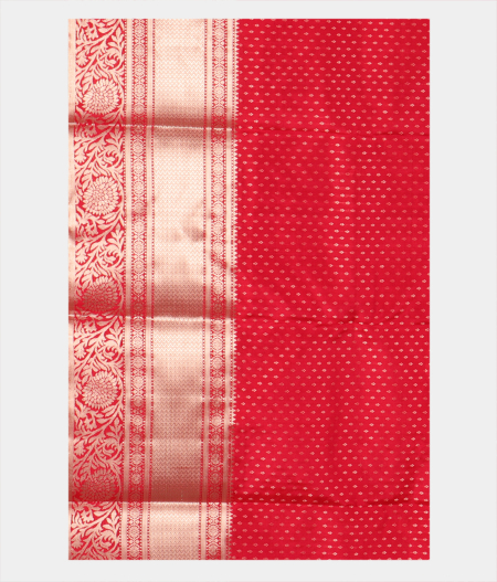 Red Handwoven Kanjivaram Silk Saree T2619613