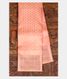 Light Peach Handwoven Kanjivaram Silk Saree T2619721