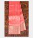 Peach Handwoven Kanjivaram Silk Saree  T2346541