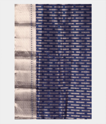 Blue Handwoven Kanjivaram Silk Saree T2619853