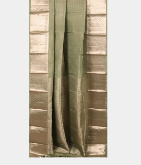 Sage Green Handwoven Kanjivaram Silk Saree T2620212