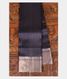 Midnight Blue Handwoven Kanjivaram Silk Saree T2619861