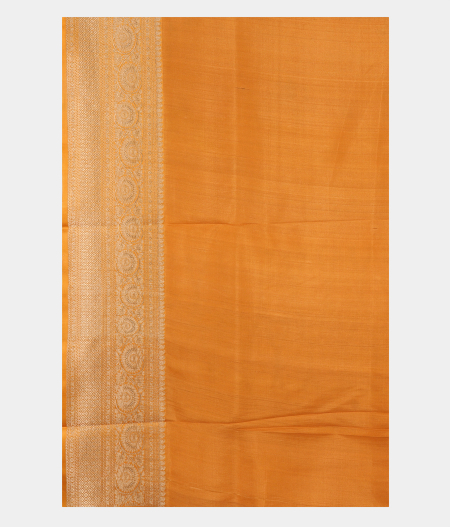 Mustard Yellow Banaras Kathan Silk Saree T2613803