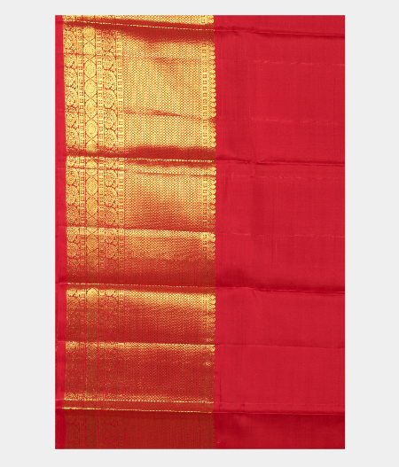 Black Handwoven Printed Kanjivaram Silk Pavadai T2130802