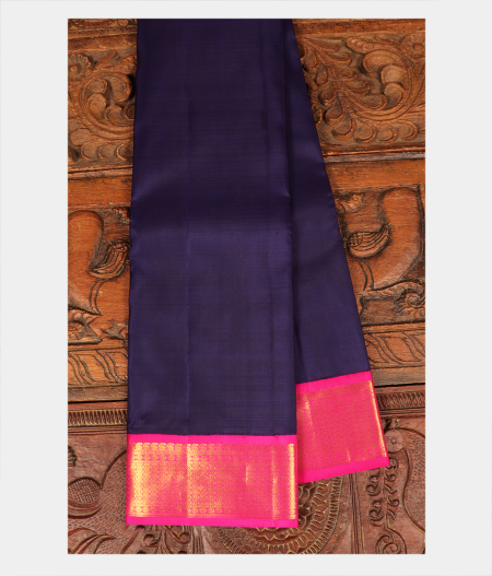 Blue Handwoven Kanjivaram Silk Saree T257776-image