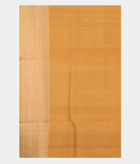 Light Yellow Banaras Kathan Silk Saree T2567913