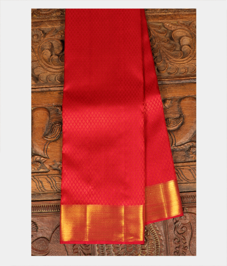 Red Handwoven Kanjivaram Silk Saree T227423-image