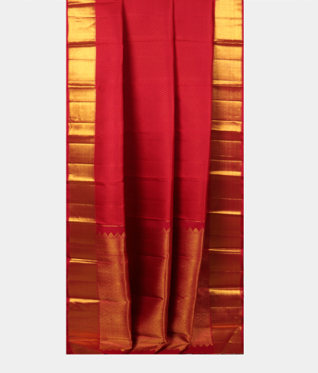 Red Handwoven Kanjivaram Silk Saree T2274232