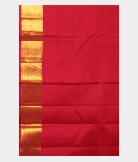 Red Handwoven Kanjivaram Silk Saree T2274233
