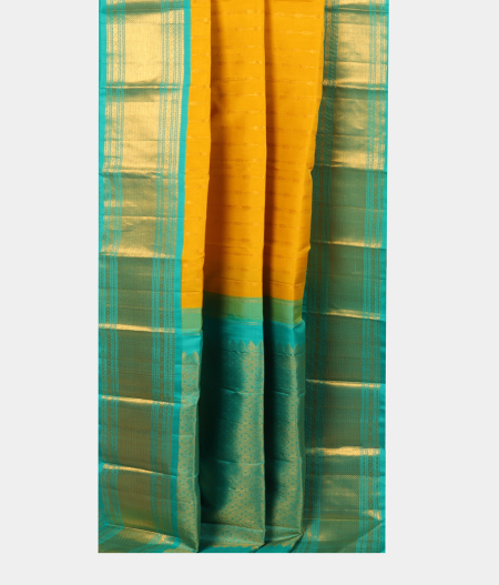 Yellow Handwoven Kanjivaram Silk Saree T2606192