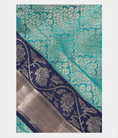 Blue Soft Silk Saree T262240-image
