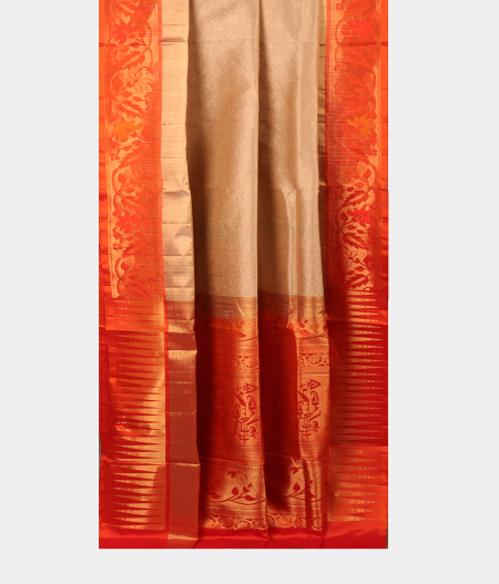 Beige Soft Silk Saree T2483882