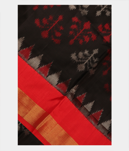 Black Soft Silk Saree T237047-image