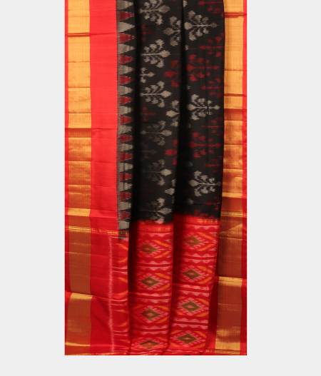 Black Soft Silk Saree T2370472