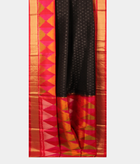 Black Soft Silk Saree T2626792