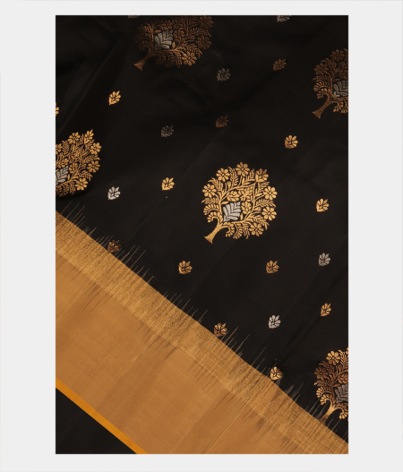 Black Soft Silk Saree T243243-image
