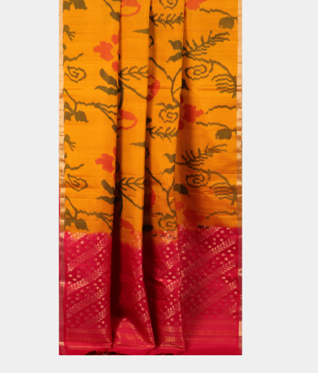 Yellow Soft Silk Saree T2624102