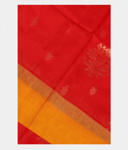 Red Soft Silk Saree T262597-image