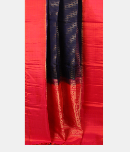 Blue Soft Silk Saree T2613352