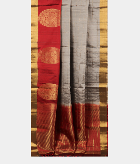 Grey Soft Silk Saree T2624432