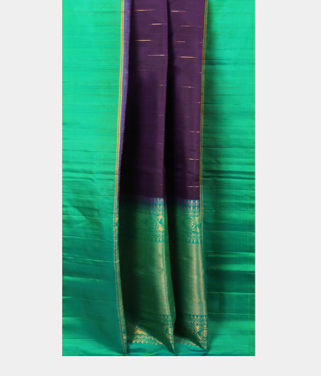 Purple Soft Silk Saree T2613002
