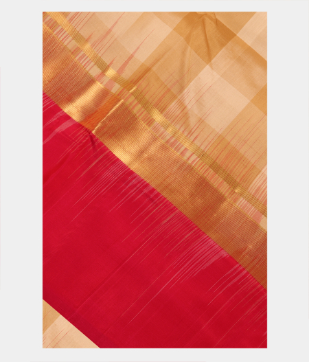 Off White and Beige Soft Silk Saree T262302-image