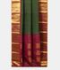 Green Handwoven Kanjivaram Silk Saree T2388912