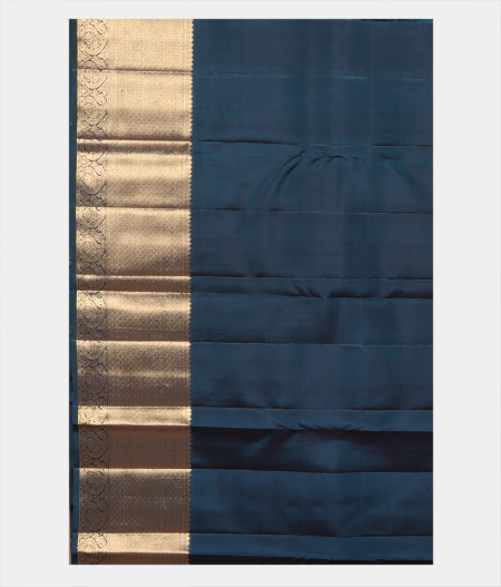 Blue Handwoven Kanjivaram Silk Saree T2531893