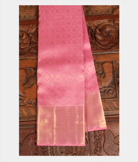 Pink Handwoven Kanjivaram Silk Saree T253198-image