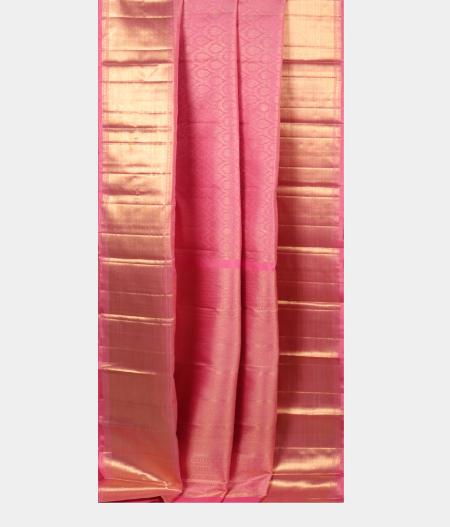 Pink Handwoven Kanjivaram Silk Saree T2531982