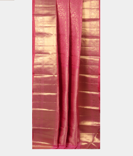 Pink Handwoven Kanjivaram Silk Saree T2532042