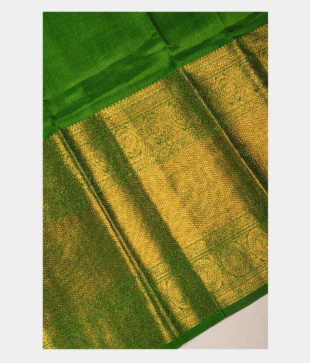 Yellow Bandhani Kanjivaram Silk Pavadai T2151392