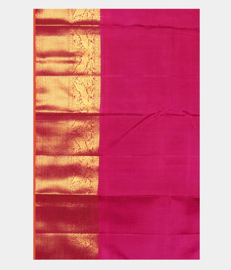 Cyan Blue Handwoven Kanjivaram Silk Saree T2605783