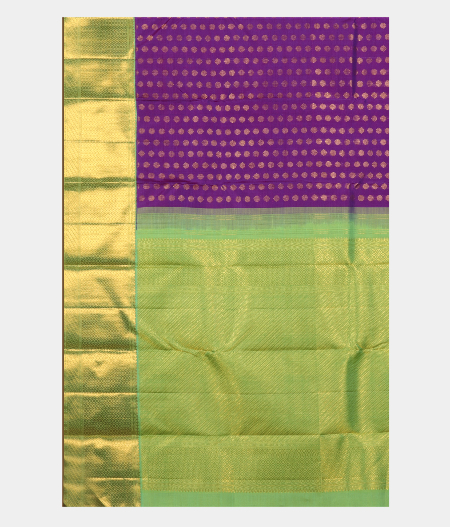 Purple Handwoven Kanjivaram Silk Saree T2574704