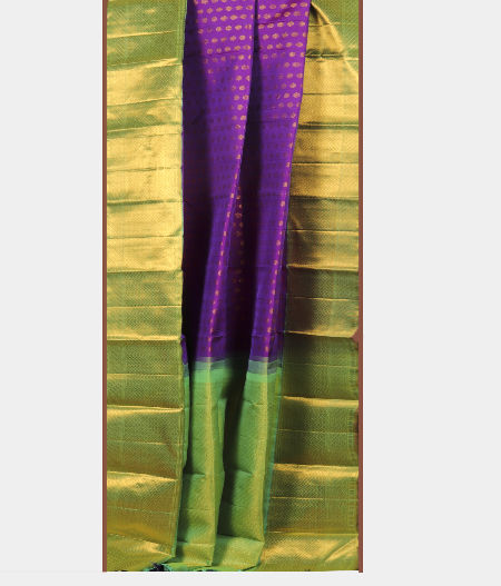 Purple Handwoven Kanjivaram Silk Saree T2574705