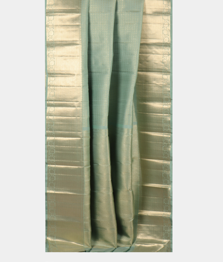 Light Blue Handwoven Kanjivaram Silk Saree T2596862