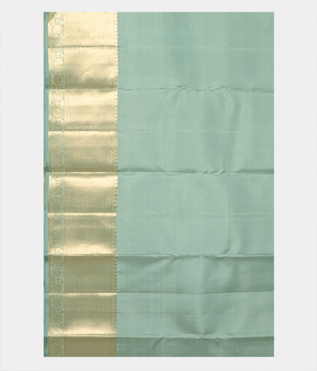 Light Blue Handwoven Kanjivaram Silk Saree T2596863