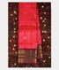 Pinkish Orange Handwoven Kanjivaram Silk Saree T2574531